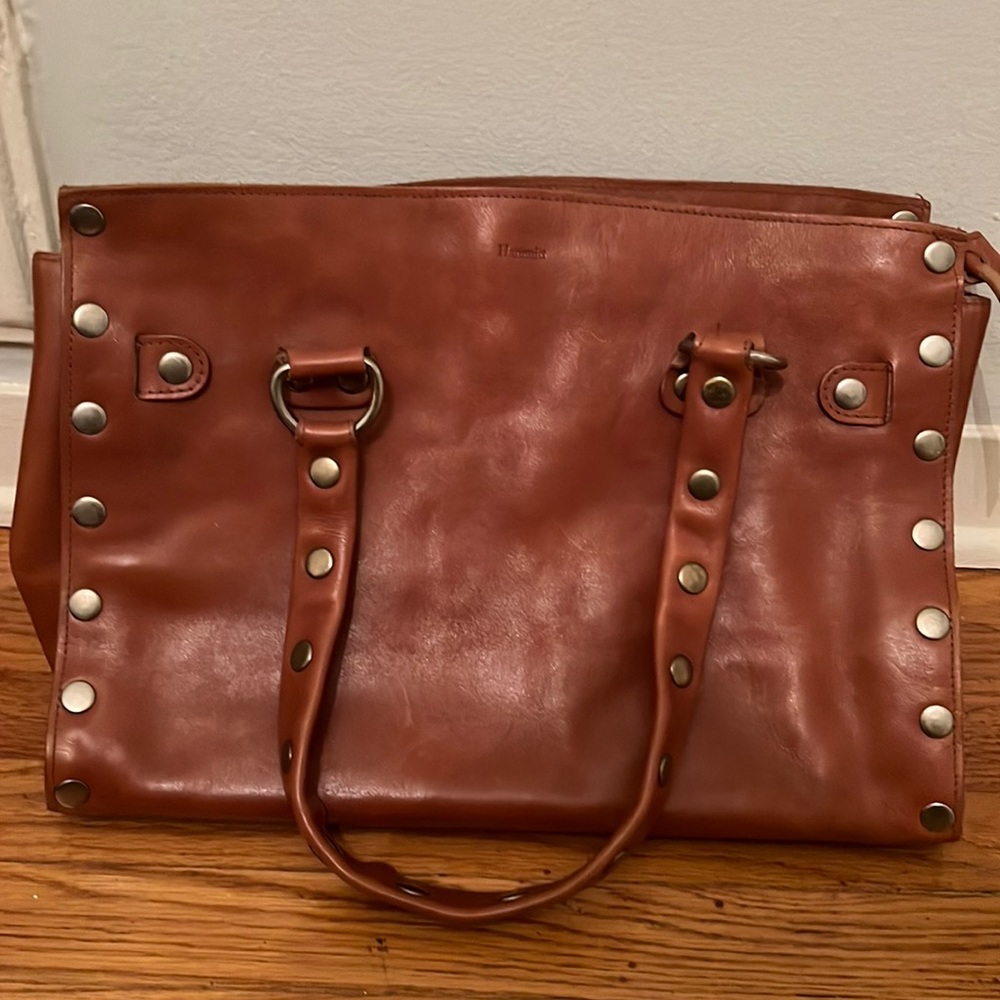 Hammitt brown leather shoulder bag purse